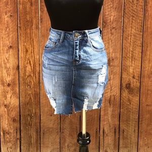 Denim Mini Skirt